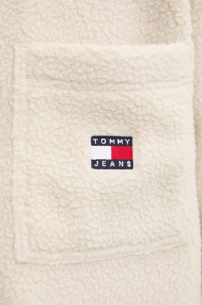 Яке тип риза Tommy Jeans DM0DM19647 бежов
