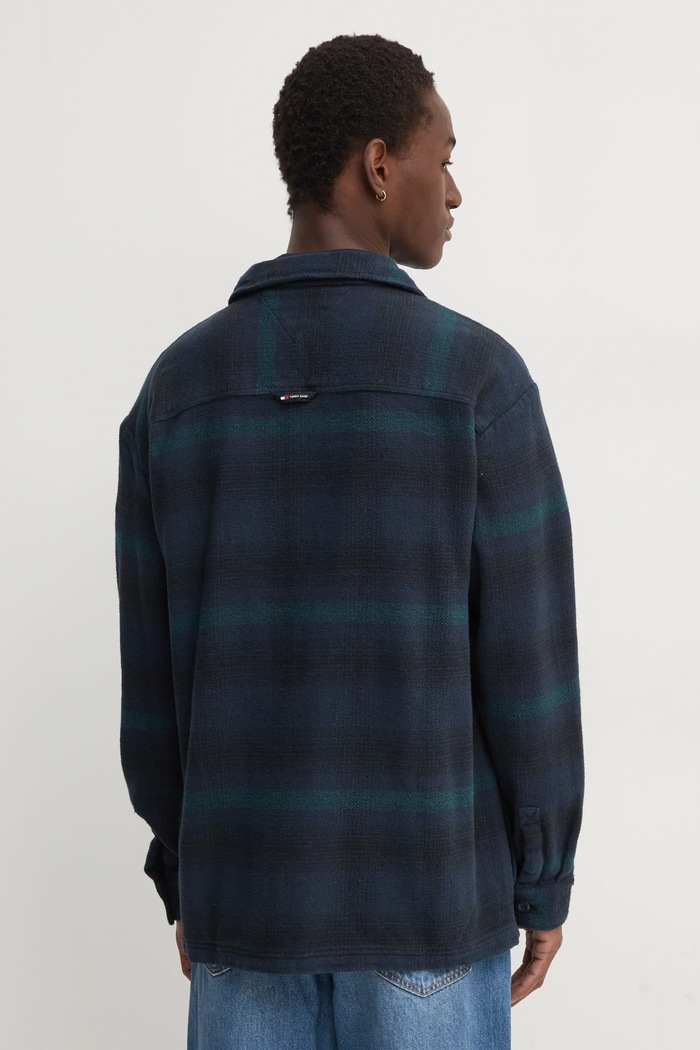 Odjeća Pamučna košulja Tommy Jeans DM0DM19657 mornarsko plava