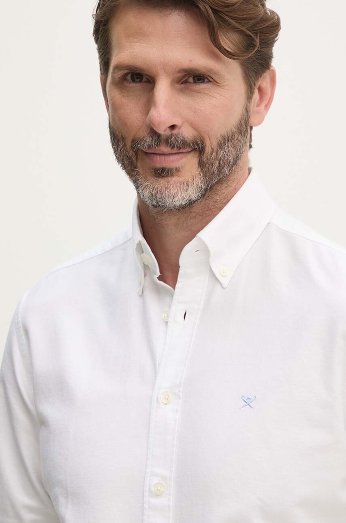 Hackett London koszula bawełniana HM309361 biały