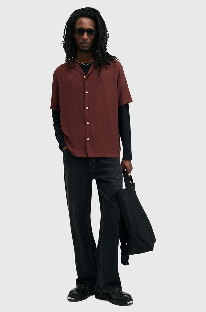 Košile AllSaints VENICE M159SB