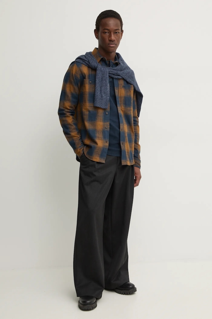 Abbigliamento Timberland camicia in cotone TB0A6V3PB681 blu navy