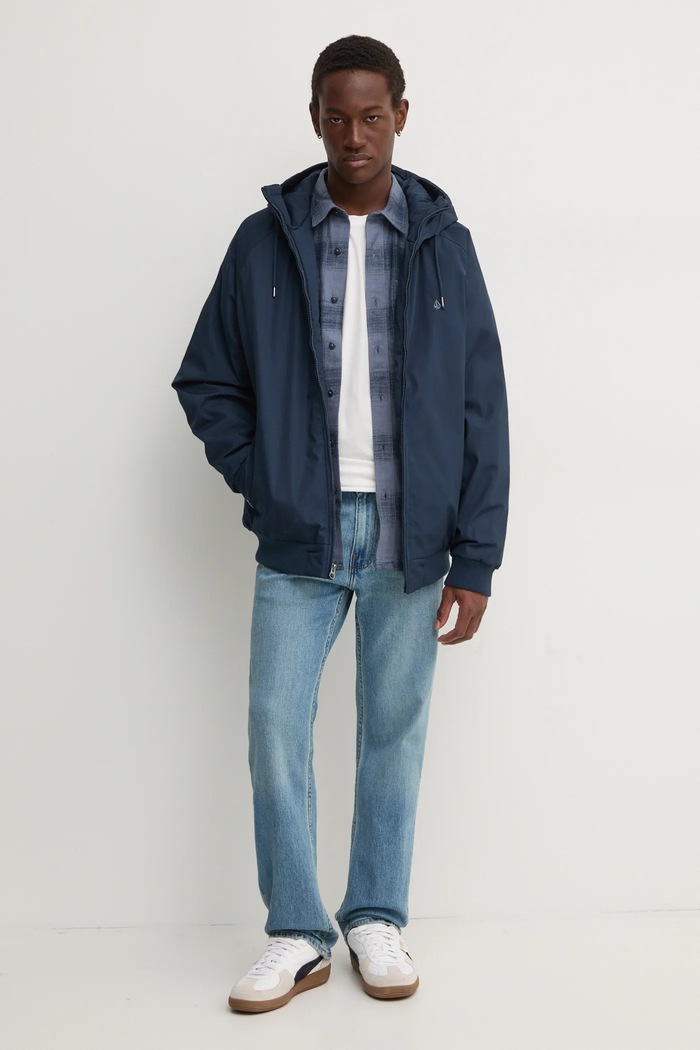 Bavlnená košeľa Timberland TB0A6V3PEFE1 modrá AW24