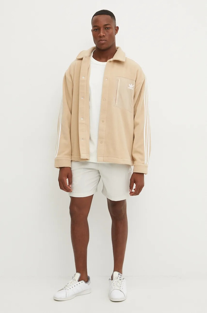 adidas Originals bluza polarowa IX5219 beżowy AW24