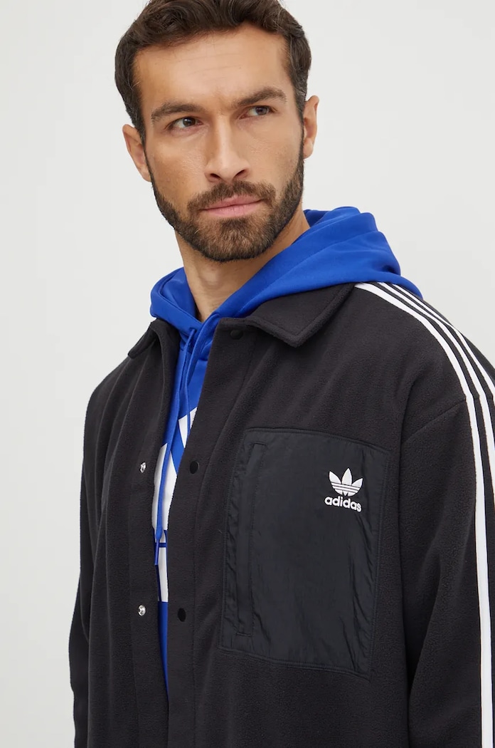 Košeľa adidas Originals čierna IZ1834