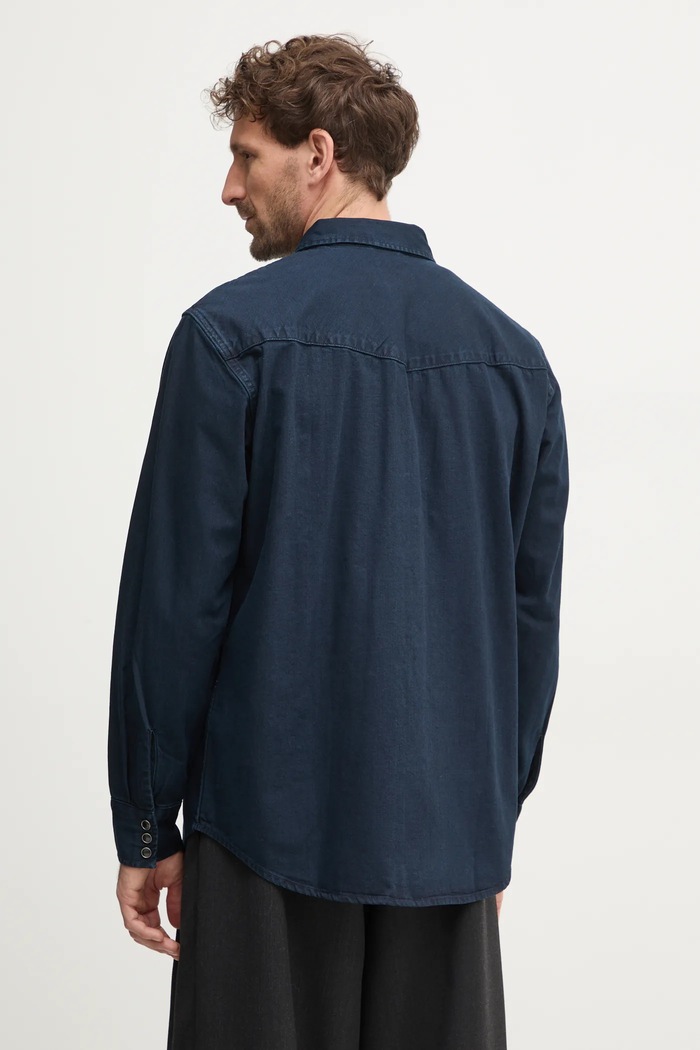Oblečenie Rifľová košeľa Levi's A5751 tmavomodrá
