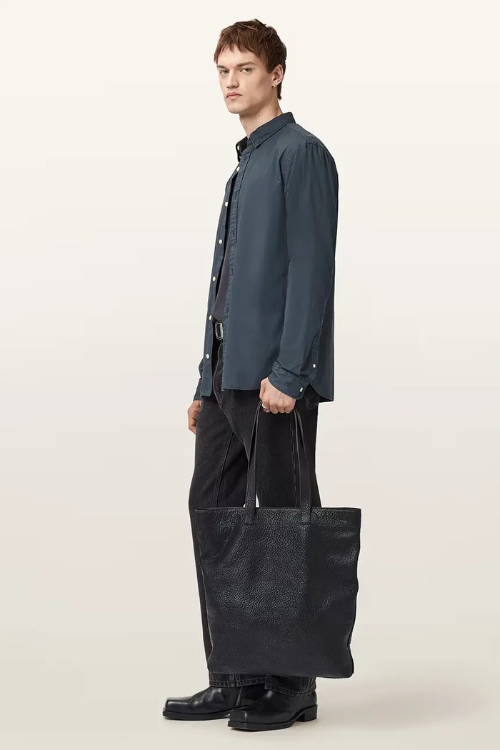 AllSaints pamut ing HAWTHORNE LS SHIRT M150SB