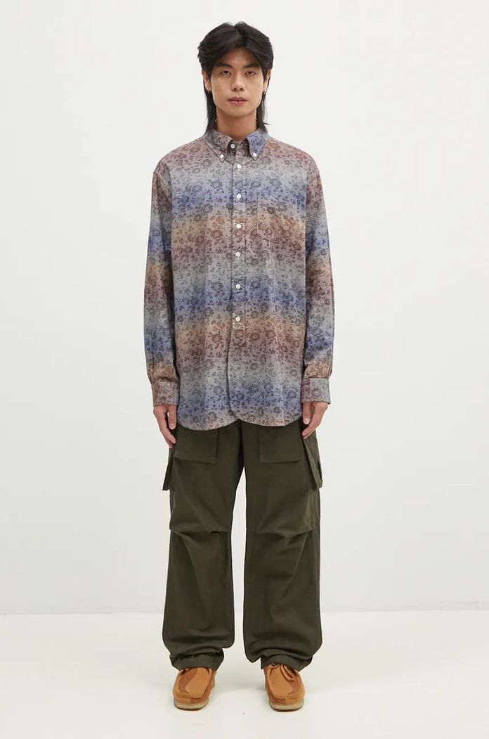 Бавовняна сорочка Engineered Garments 19 Century BD Shirt 24F1A001 барвистий