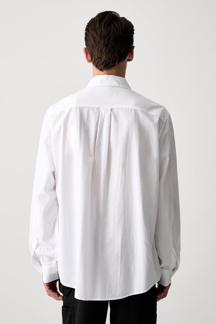 Odzież Our Legacy Beyond Shirt koszula z lyocellem męska M4242BWP biały