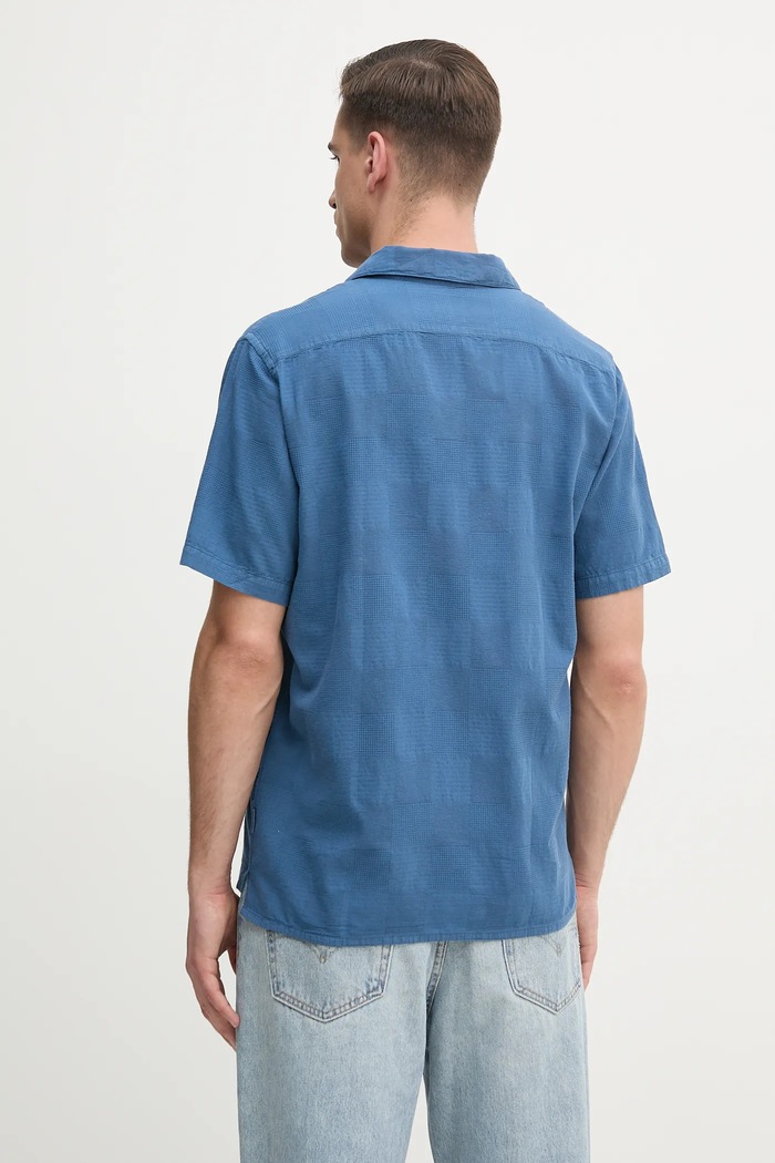 Oblačila Bombažna srajca PS Paul Smith M2R.695U.P22251 modra