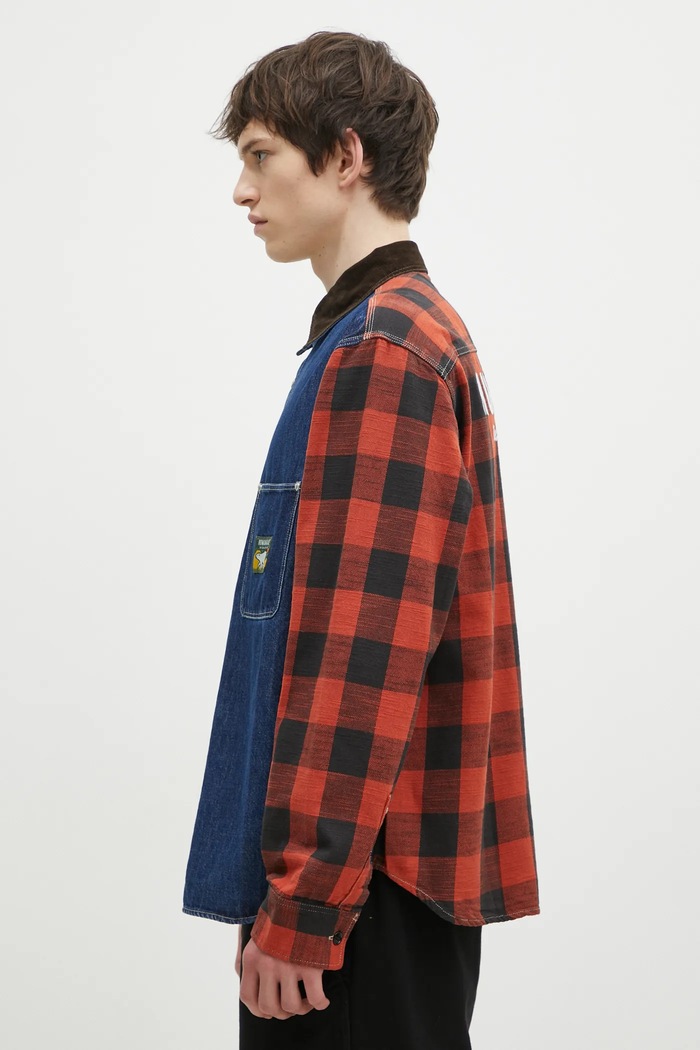 Риза Human Made Scout Shirt HM28SH015 син AW24
