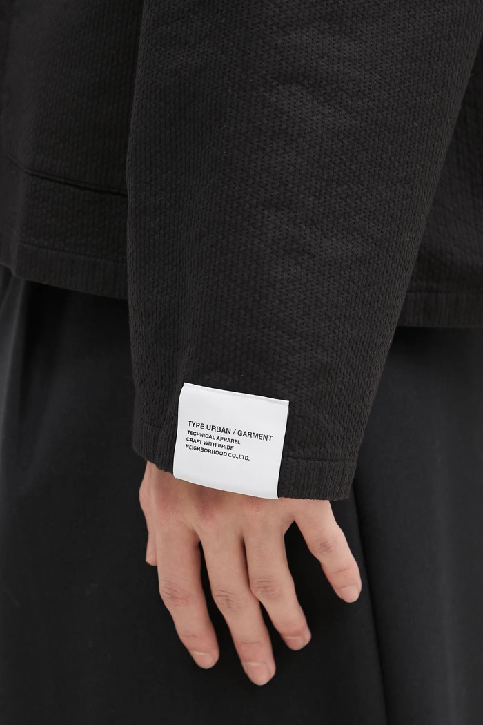 NEIGHBORHOOD cotton shirt black 242SPNH.SHM05