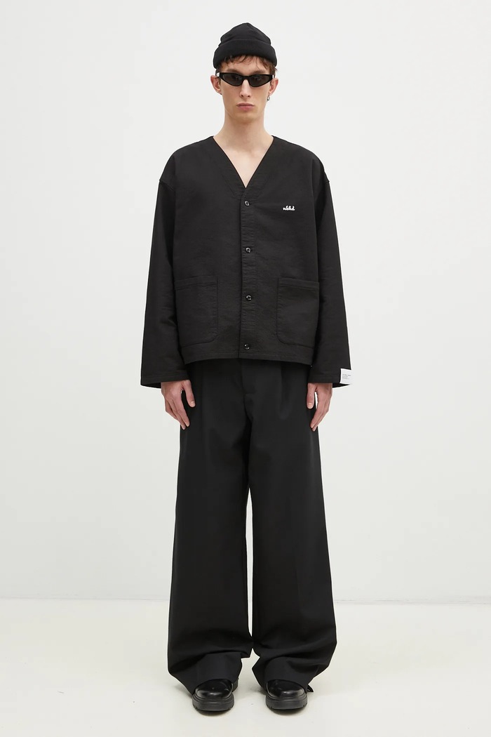 NEIGHBORHOOD cotton shirt 242SPNH.SHM05 black