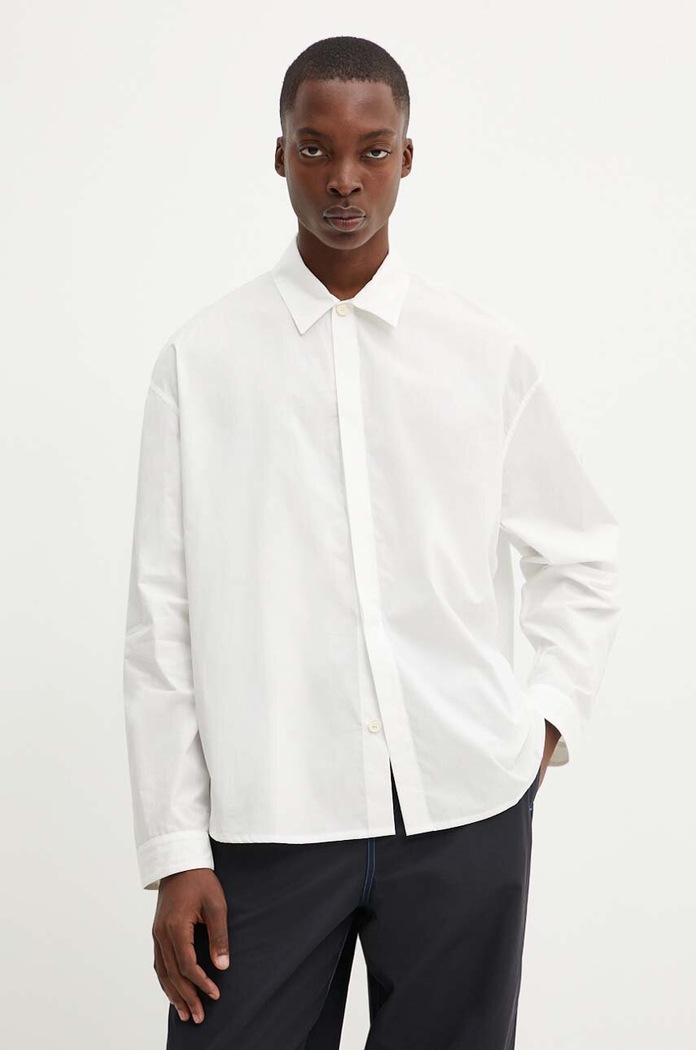 Pamučna košulja Sunnei RTWXSHR010 bijela AW24