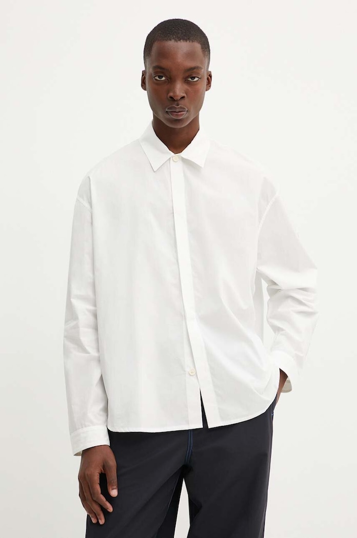 Pamučna košulja Sunnei RTWXSHR010 bijela AW24