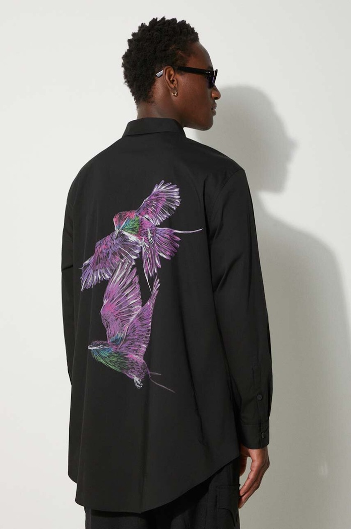 Рубашка Y-3 Graphic Shirt чёрный JE9274