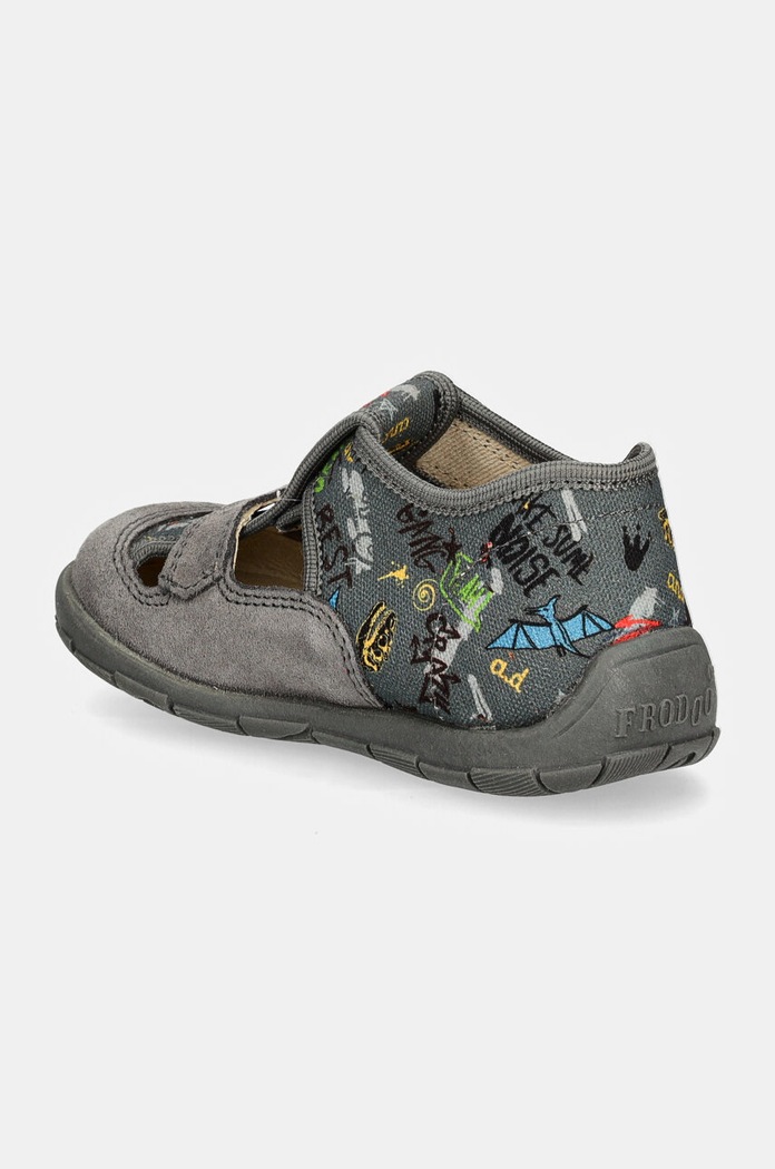 Момче Детски пантофи Froddo CLASSIC SLIPPERS G1700400.20.24 сив