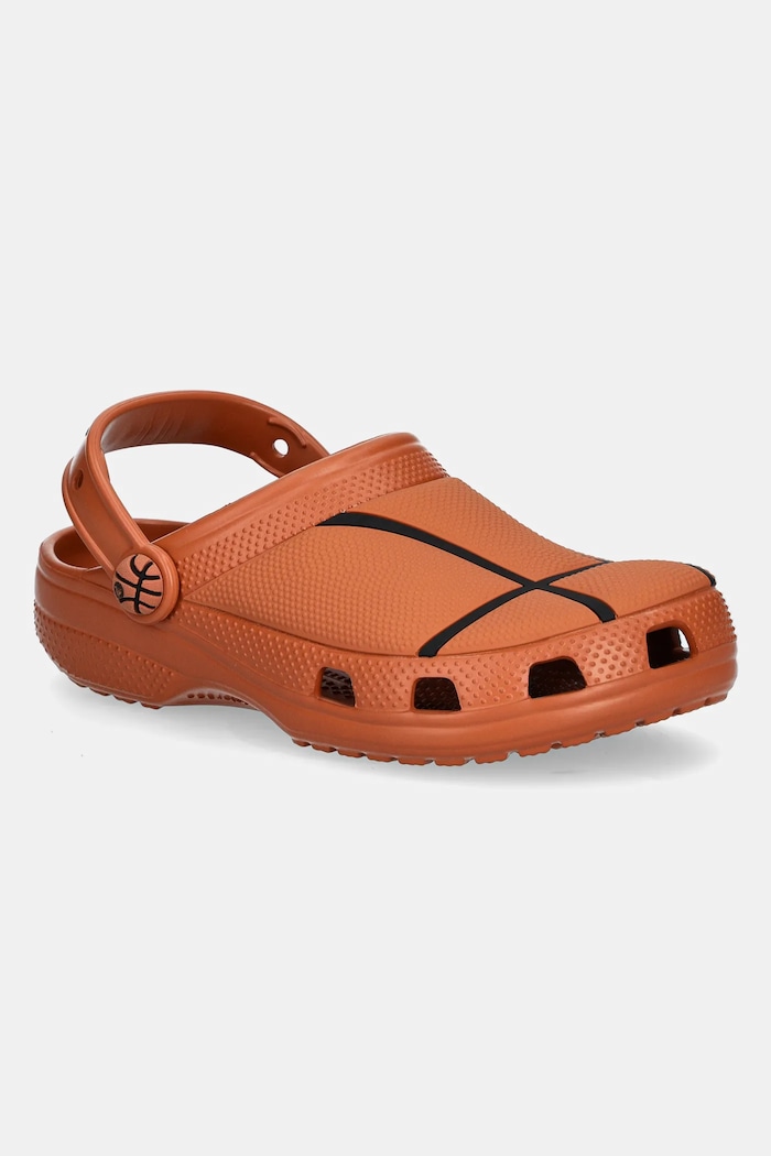 Detské šľapky Crocs CLASSIC BASKETBALL CLOG oranžová 210156.CLASSIC.BASKETBA