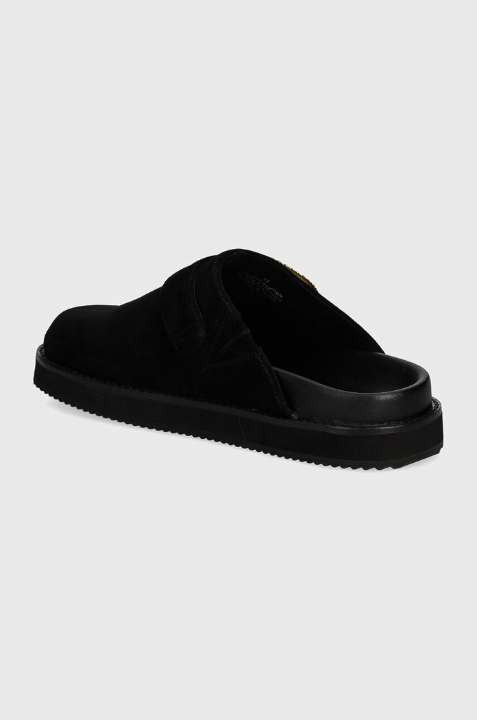 Obuwie Kurt Geiger London klapki zamszowe Mayfair Casual Flat Mule 1293100209.BLACK czarny