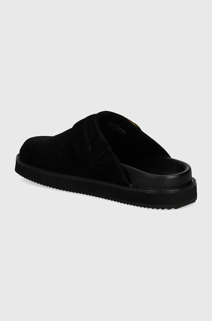 Obuwie Kurt Geiger London klapki zamszowe Mayfair Casual Flat Mule 1293100209.BLACK czarny