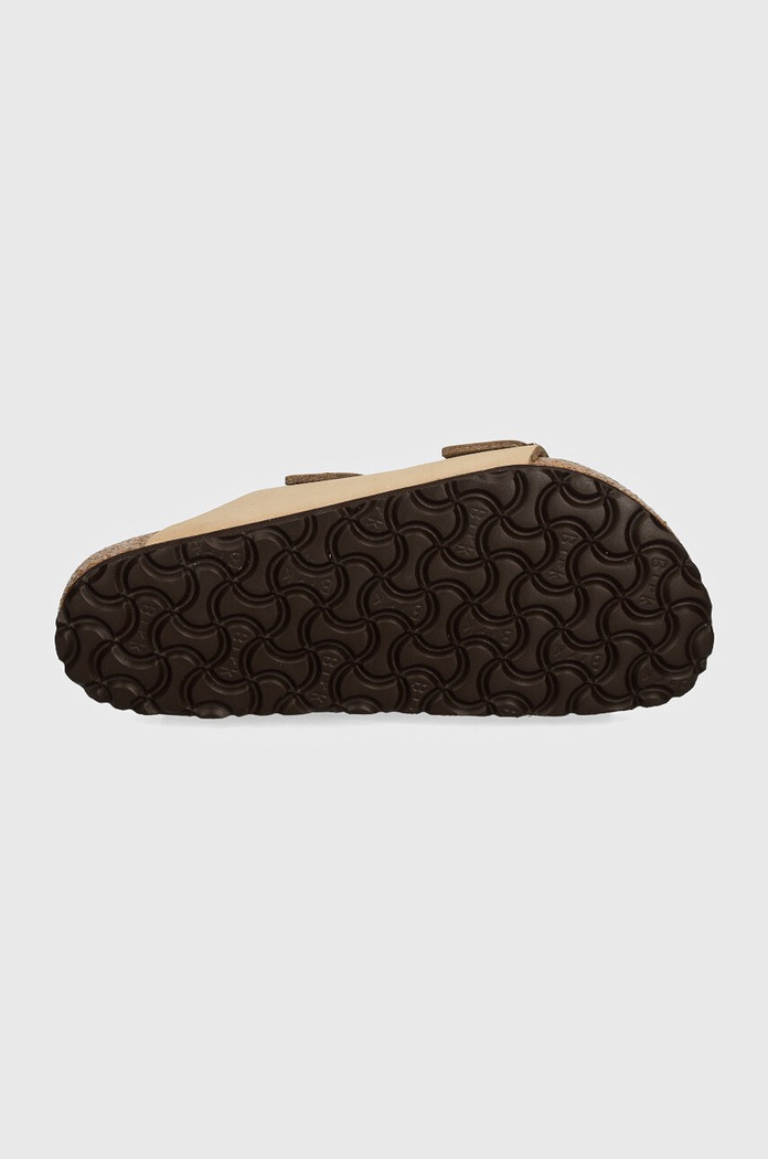 Natikače od nubuk kože Birkenstock Arizona SFB 1019013 bež