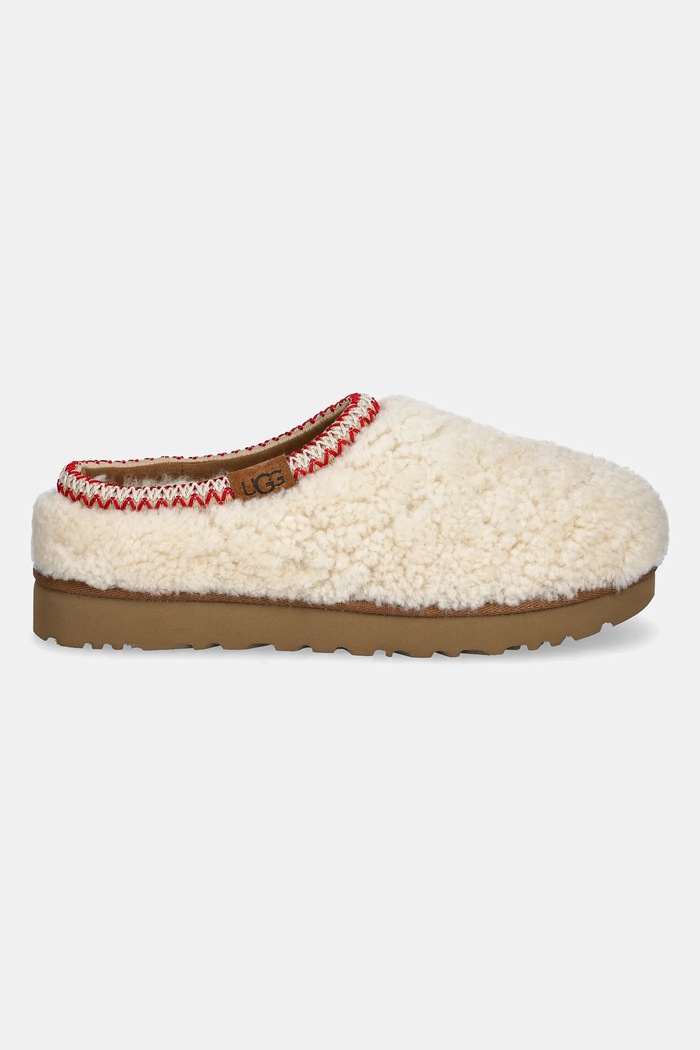 UGG slippers Tasman Maxi Curly 1158356.NAT beige AW24