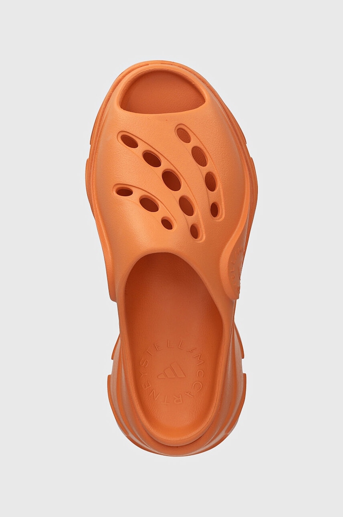 Papuci Clog adidas by Stella McCartney portocaliu IE8764