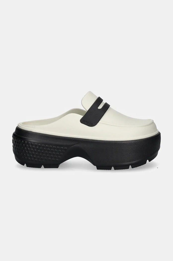 Pantofle Crocs Stomp Loafer Clog 209937.1HR béžová AW24
