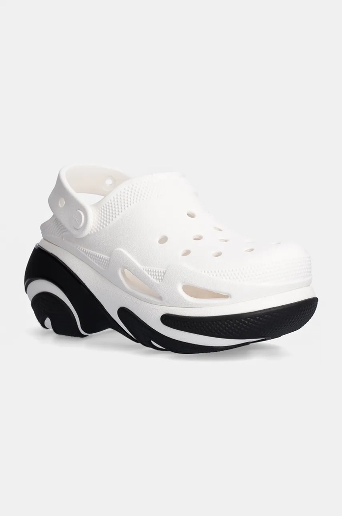 Crocs papucs Bubble Crush Clog platform fehér 210061.100