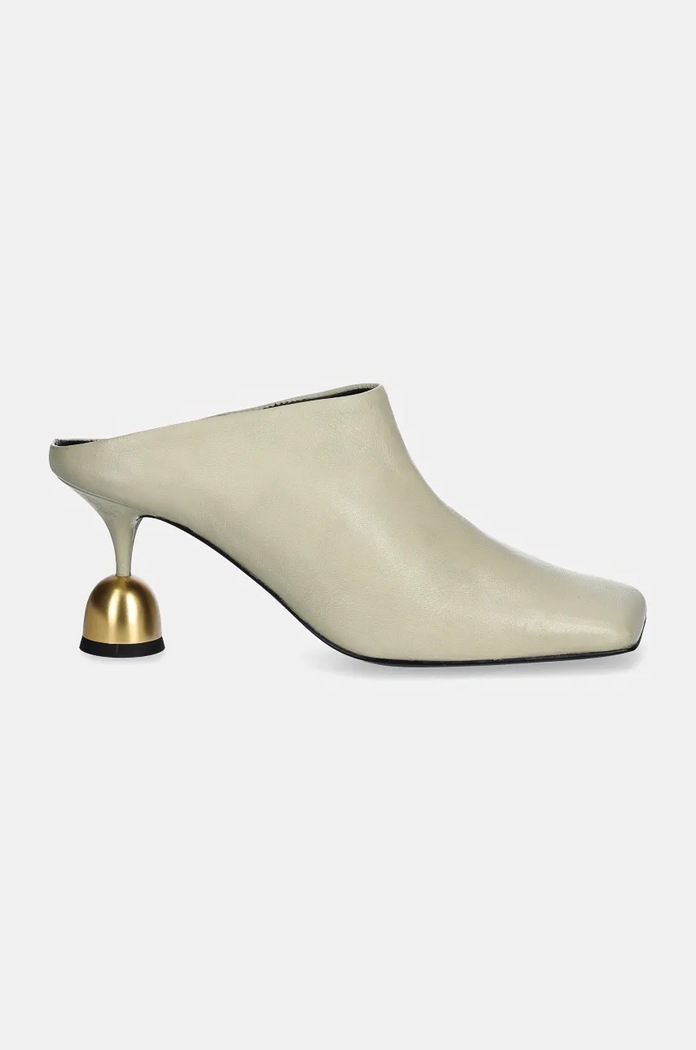 Δερμάτινα mules Vanda Novak Donna 5-8 cm μπεζ Donna.Vintage