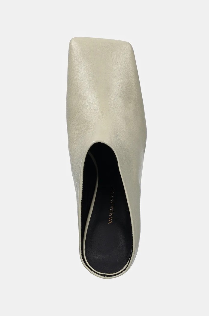 Δερμάτινα mules Vanda Novak Donna μπεζ Donna.Vintage