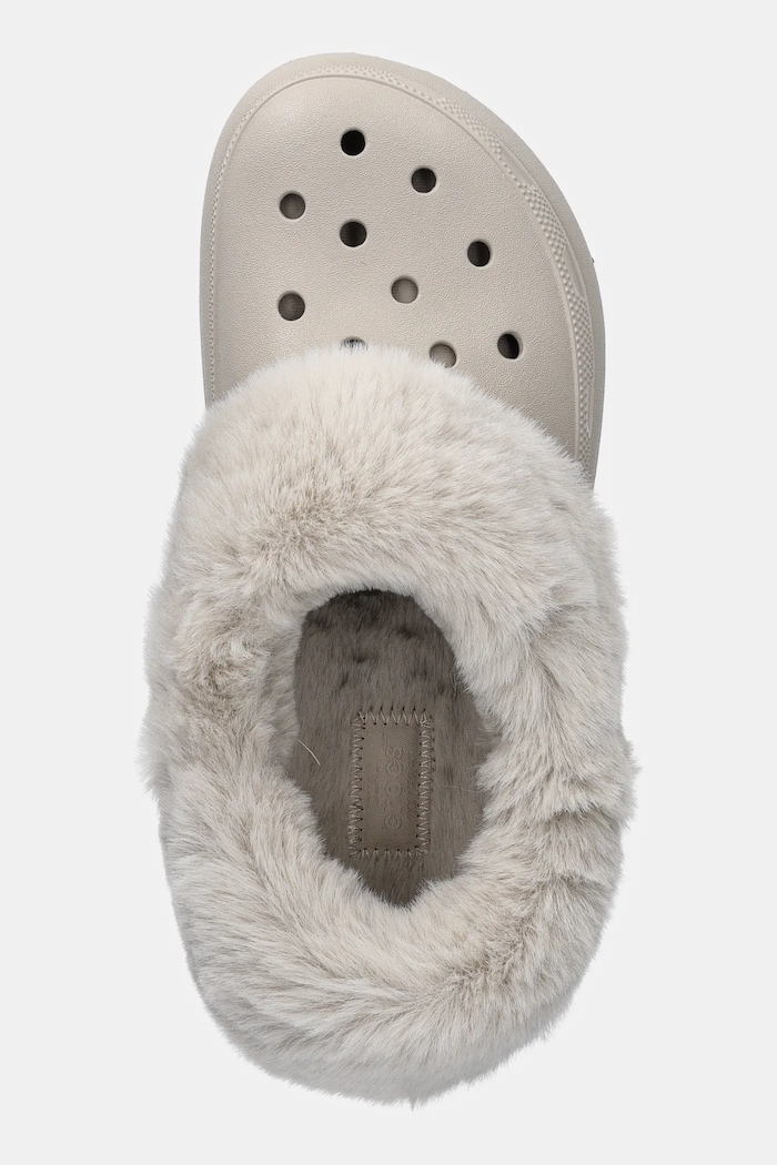 Kućne papuče Crocs Furever Crush Clog bež 208446.0IK