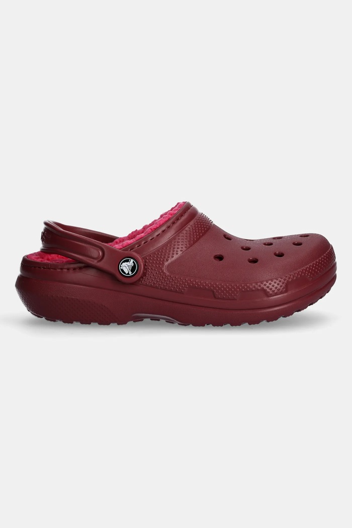 Crocs Papuci de casă Classic Lined Clog 203591.6XH rosu AW24