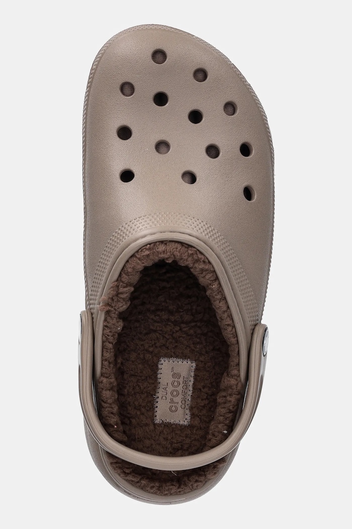 Šľapky Crocs Classic Platform Lined Clog hnedá 207938.197