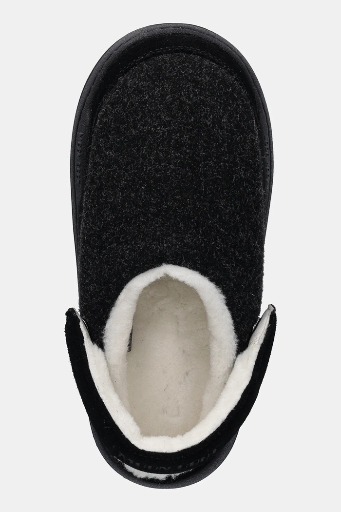 Moon Boot kapcie MB PARK CLOG FELT czarny 80D2470090.N003