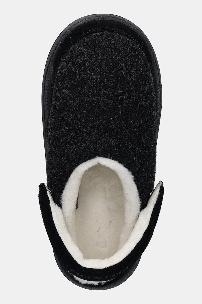 Moon Boot kapcie MB PARK CLOG FELT czarny 80D2470090.N003