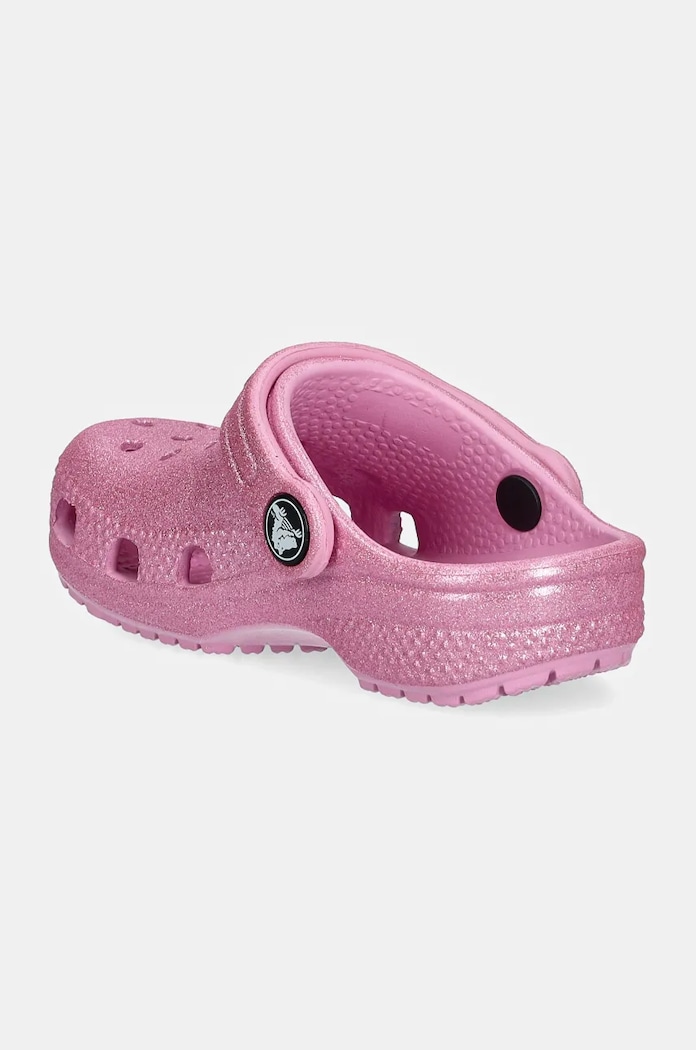 Fete Crocs Slapi copii CLASSIC GLITTER CLOG 206992.CLASSIC.GLITTER roz