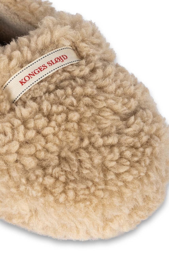 Chlapec Detské papuče Konges Sløjd GLOBE FOOTIES KS101296 béžová