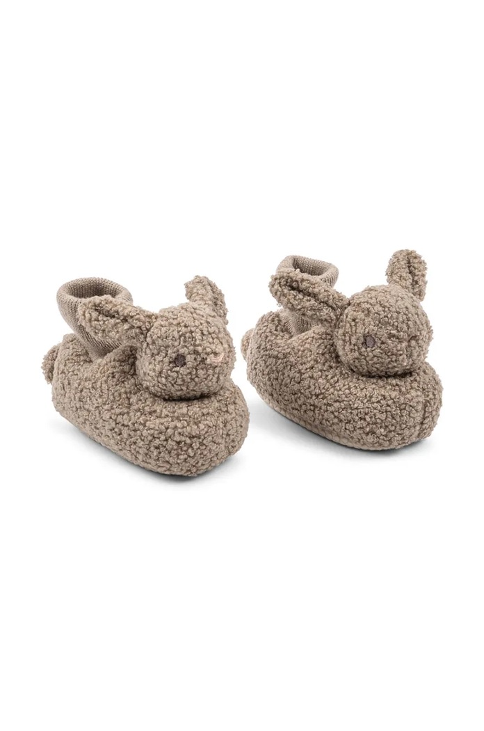 Detské papuče Konges Sløjd BUNNY FOOTIES béžová KS101793