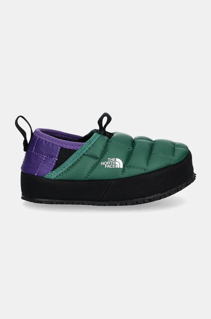 Детски пантофи The North Face THERMOBALL TRACTION MULE II NF0A39UX8JI1 зелен AW24
