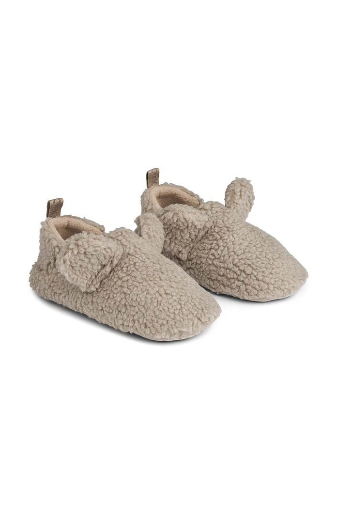 Otroški copati Liewood Maui Pile Slipper bež LW19239