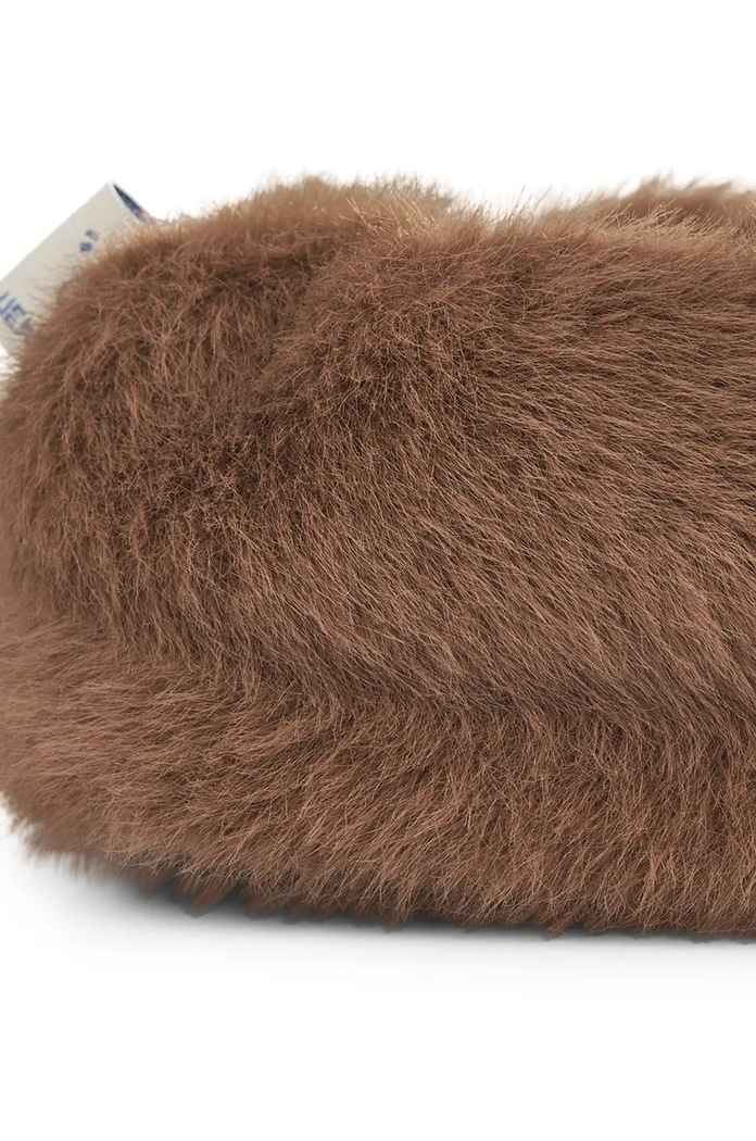 Detské papuče Liewood Aviaja Reindeer Slippers hnedá LW19884