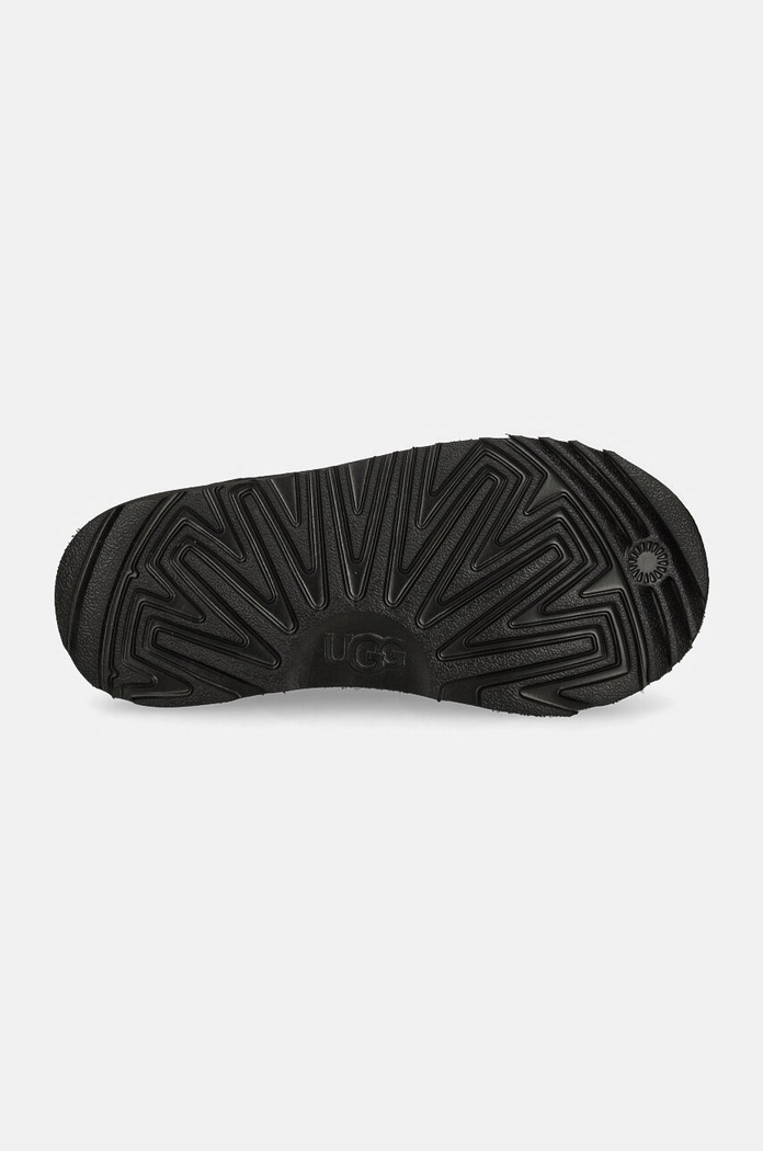 Παιδικές παντόφλες σουέτ UGG KIDS' CLASSIC SLIP-ON 1161030K μαύρο