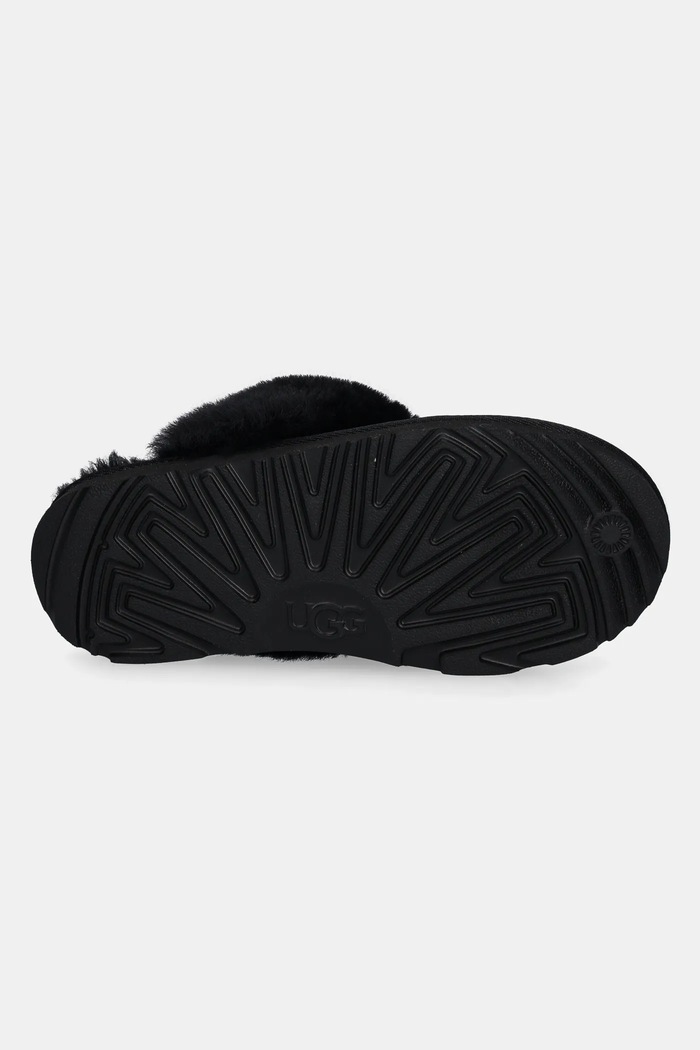 Детски велурени чехли UGG COZY II SHIMMER SKY 1157672K черен