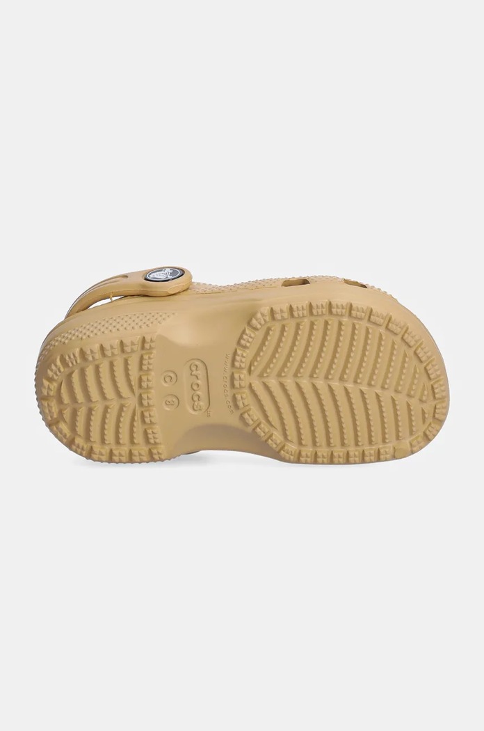 Otroški natikači Crocs CLASSIC CLOG 206990.CLASSIC.KIDS.CLO bež