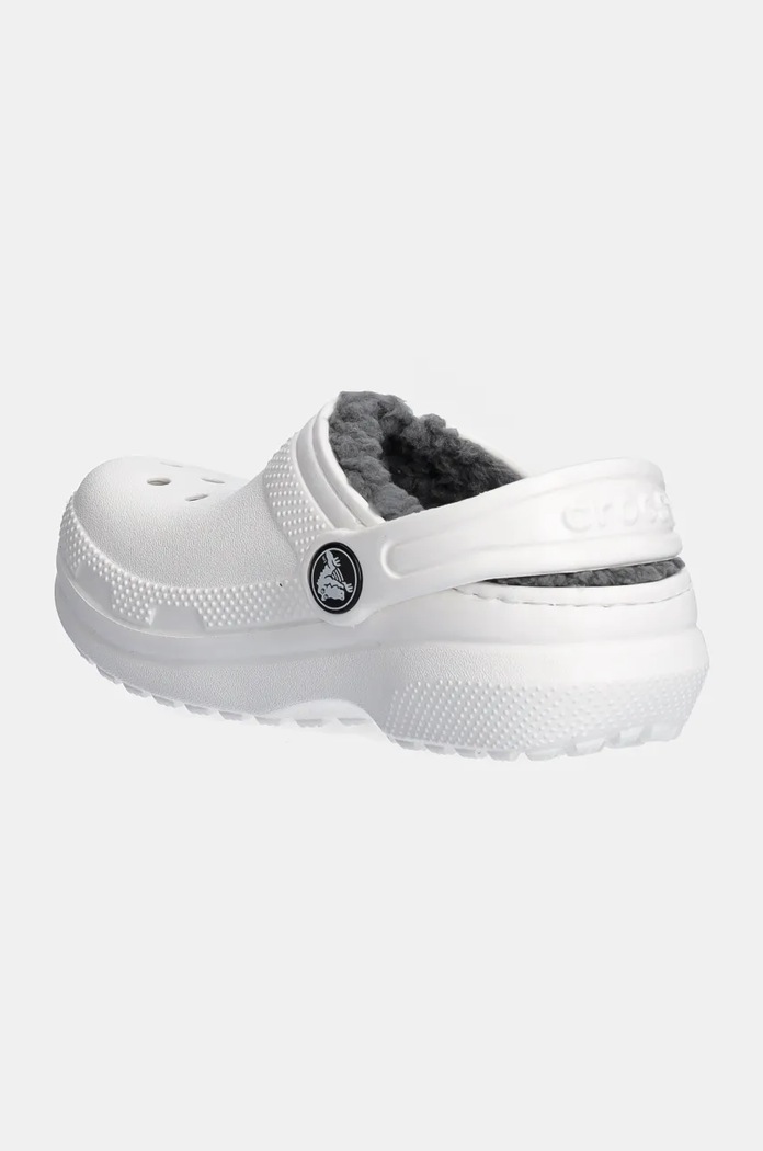 Момче Детски чехли Crocs CLASSIC LINED CLOG 207009.CLASSIC.LINED.CL бял