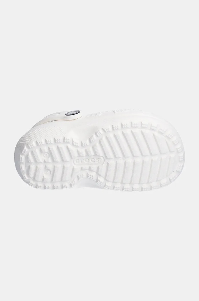 Детски чехли Crocs CLASSIC LINED CLOG 207009.CLASSIC.LINED.CL бял