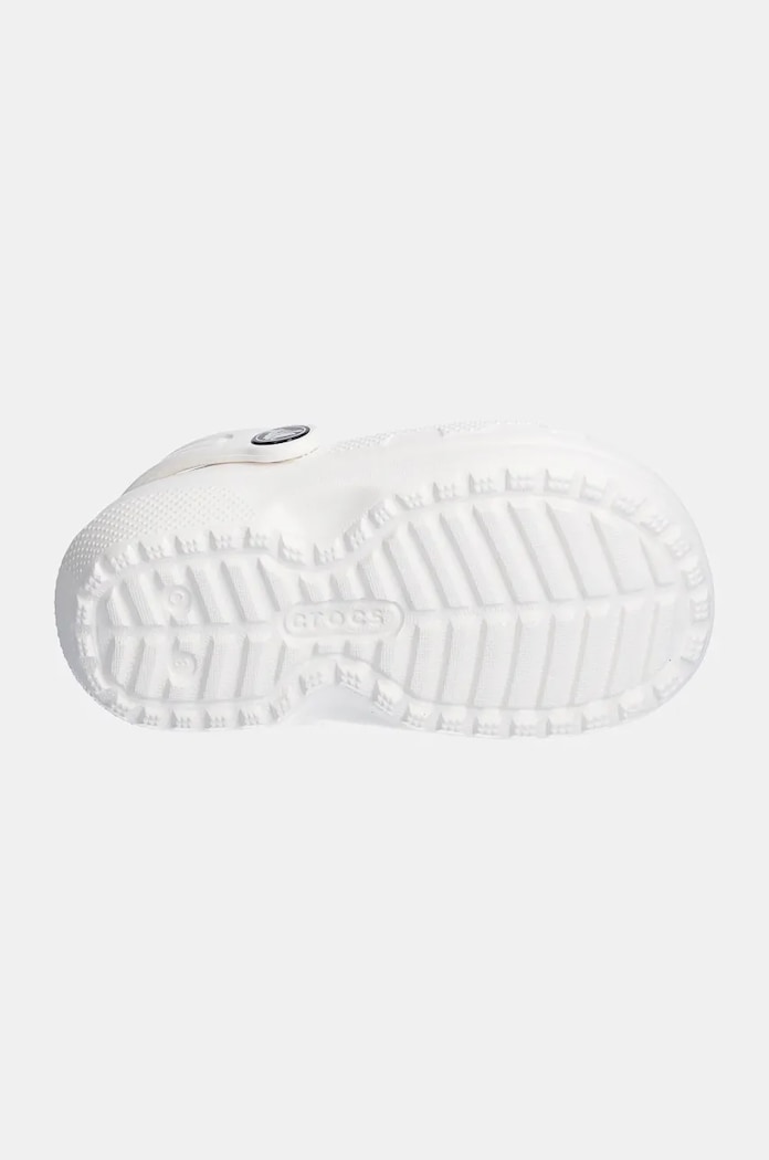 Детски чехли Crocs CLASSIC LINED CLOG 207009.CLASSIC.LINED.CL бял