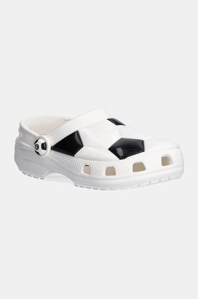 Crocs slapi copii CLASSIC SOCCER BALL CLOG alb 210157.CLASSIC.SOCCER
