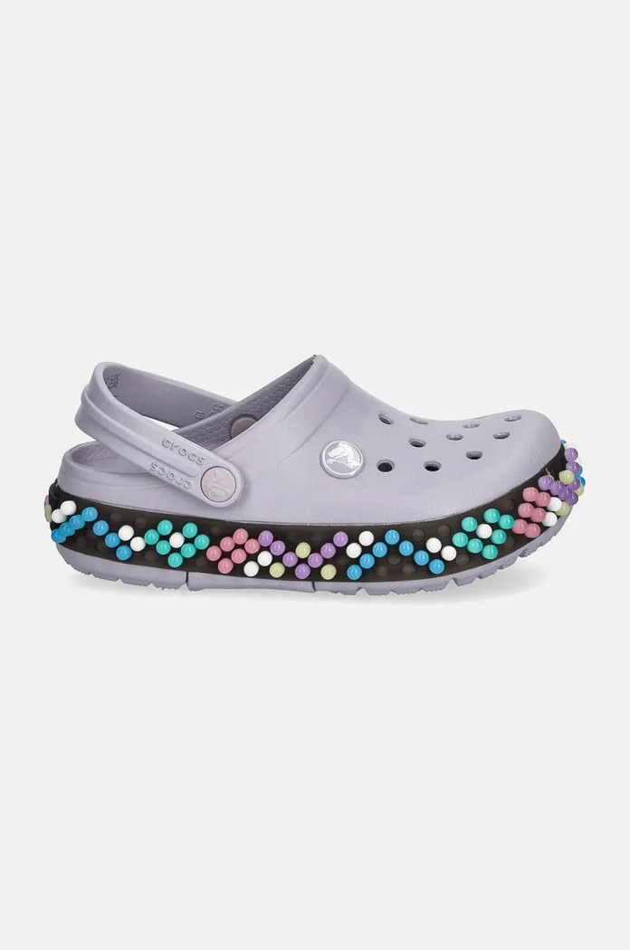 Dječje natikače Crocs CROCBAND COLORFUL LIGHTS CLOG 210467.CROCBAND.COLORFU ljubičasta AW24