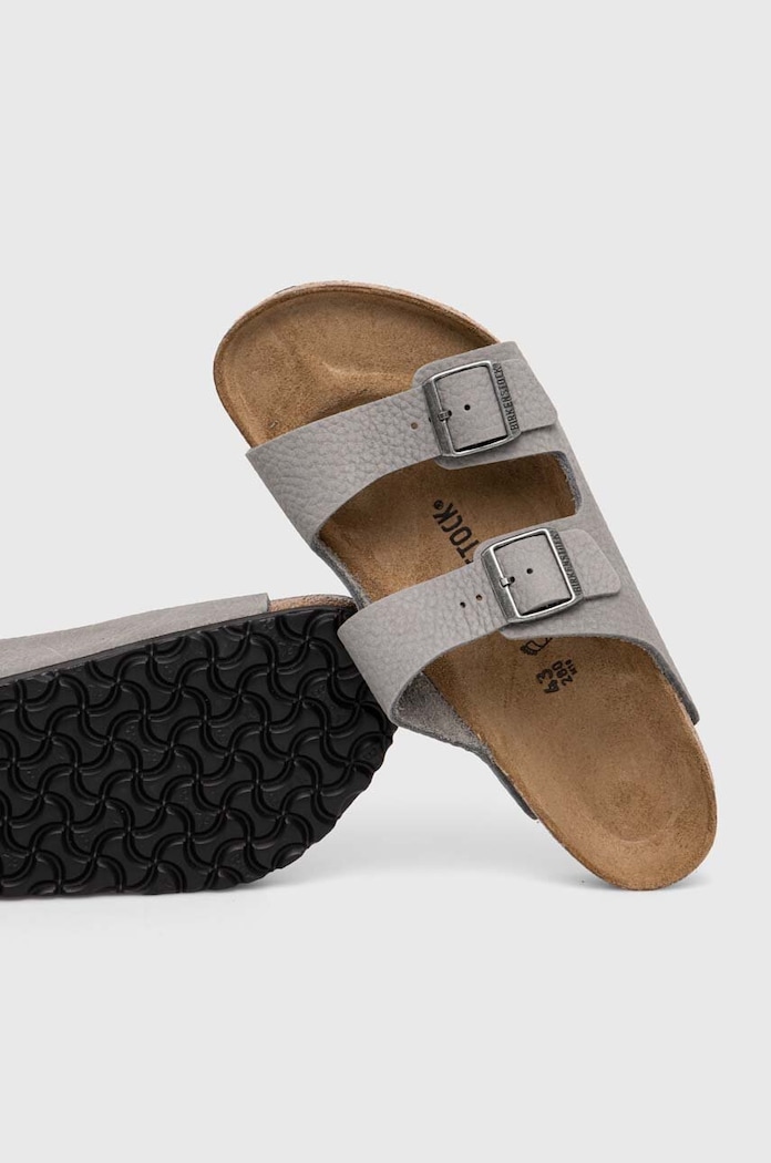 Nubukové šľapky Birkenstock Arizona Birkenstock sivá 1020752